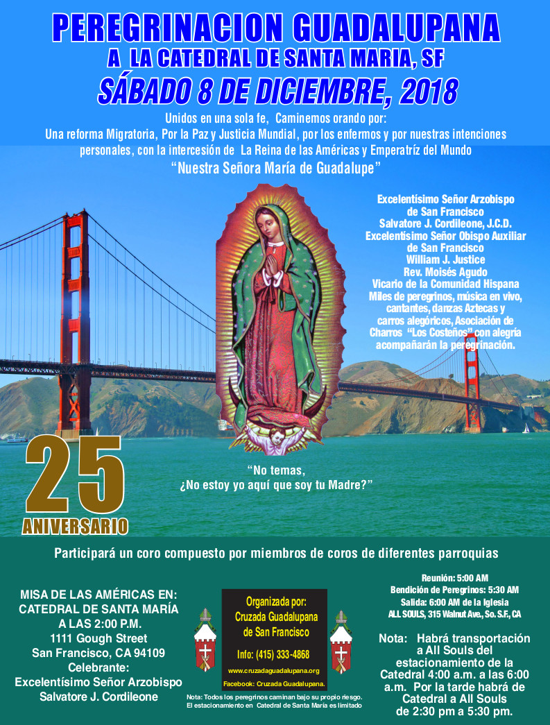 Cruzada Guadalupana de San Francisco Unidos en nuestra fe